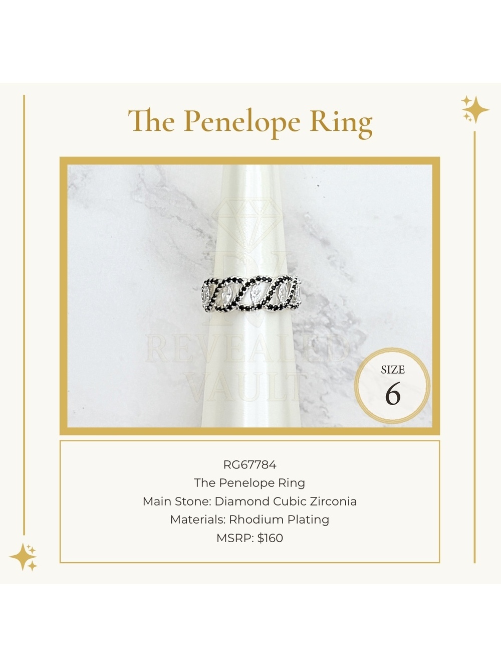 The Penelope Ring - Size 6 - OG
